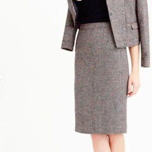 NWT Women's J Crew Tweed Pencil Skirt Size 6